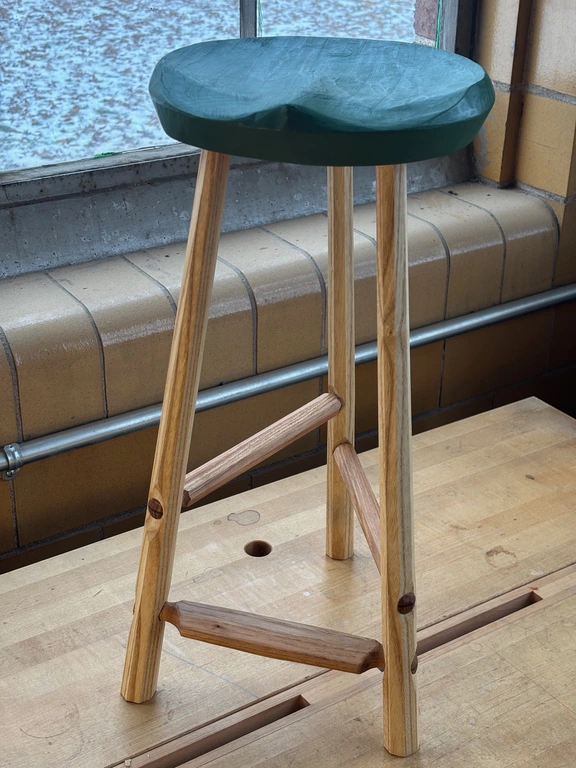 Small Stool for Putting on Your Shoes